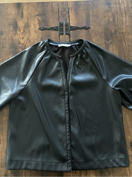 Avec Les Filles Tops - AVEC LES FILLES Black Faux Leather Jacket